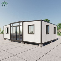Maisons préfabriquées de luxe au design postmoderne, conteneurs extensibles de 20 et 40 pieds, pour sous-sols mobiles, ateliers, commerces, chambres et bureaux