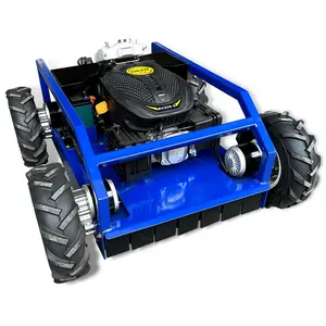 Fully automatic wheeled lawn mower intelligent remote control robot multifunctional farm machinery