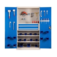 Coffre à outils multifonctionnel robuste, boîte à outils d'atelier en métal de qualité supérieure, armoires à roulettes avec outils