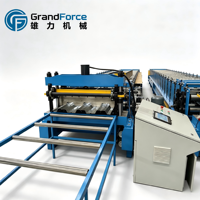 Machine de formage de profilés de planchers entièrement automatique, haute précision et fonctionnement stable. Contrôle PLC, découpe hydraulique, personnalisé