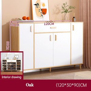 Banco Zapatero Convertible con Estante de Almacenamiento Ahorrador de Espacio <span class=keywords><strong>Mueble</strong></span> <span class=keywords><strong>para</strong></span> Sala de Estar con Puerta <span class=keywords><strong>para</strong></span> el Hogar o Dormitorio Taburete <span class=keywords><strong>para</strong></span> Cambiarse - Product Image 2