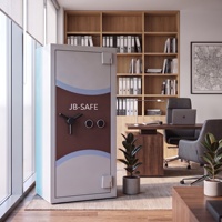 Coffre-fort ignifuge robuste JB-safe avec protection contre le feu certifiée UL-72 pendant 2 heures, grande capacité, armoire de sécurité pour la maison et le bureau