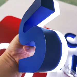 Индивидуальный 3d знак с буквами, доска с именем магазина/дизайн логотипа компании, освещенный знак для магазина
