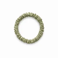 Coleteros de Seda de Morera 100% de 1 cm, Color Verde Oliva Claro, en Bolsa OPP, Directo de Fábrica, en Stock