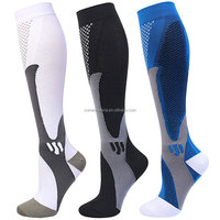 Chaussettes de Compression Offre Spéciale Genou Haut pour Femmes Hommes Chaussettes de Sport Respirantes pour Athlétique Courir Randonnée Cyclisme Chaussettes de Compression