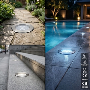 Lámpara LED Subterránea Resistente de Acero Inoxidable SS304, IP68, Segura, 24V, Solución de Iluminación RGB para Ambientes Exteriores y de Calor Extremo - Product Image 2