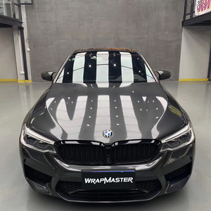 Wrapmaster 1.52*18M สติกเกอร์ติดรถไวนิลห่อรถสีดำแกรไฟต์โลหะหนักมันวาว - Product Image 2