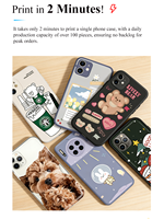 Imprimante d'étuis de téléphone intelligente Refinecolor A5, application en ligne pour personnaliser les coques de téléphone, machine d'impression UV, scanner de code pour imprimer, prise en charge de l'IA