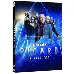 DVD BOXED SETS MOVIES Film Disk Duplizierung Drucken TV SHOW Star Trek Picard Season 2 3Disc