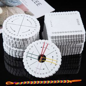 <span class=keywords><strong>Kumihimo</strong></span>-<span class=keywords><strong>disco</strong></span> trenzado de cuentas, placa trenzada redonda y cuadrada para hacer pulseras, tablero de tejido de telar, placa REDONDA/cuadrada - Product Image 5