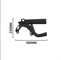 Protection de cadre en PP noir pour moto électrique tout-terrain Sur-Ron Light Bee X/S, kit de protection contre les rayures sur gravier