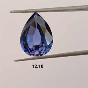 Zafiro Azul Cultivado en Laboratorio, Forma de Pera, Gema Suelta de Calidad Premium para Joyería Fina, para la Elaboración de Joyas - Product Image 5