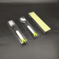 Boîte d'emballage personnalisée en PVC PET épaissi transparent pour couverts et couteaux, procédé thermoformage, pour produits ménagers
