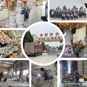 FW Giảm Giá Mạnh Đèn Đường <span class=keywords><strong>Led</strong></span> Trụ Lối Đi Trung Tâm Bằng Vàng Kim Loại Để Trang Trí Sự Kiện Tiệc Cưới - Product Image 6