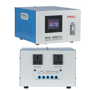 Régulateur de tension automatique mural <span class=keywords><strong>1000</strong></span> Watt AC 1KVA 2KVA 3KVA Servomoteur 2000VA 3000W Stabilisateur 500VA - Product Image 2
