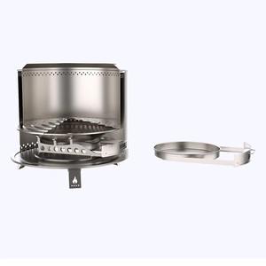Brasero de Acero Inoxidable de Alta Calidad para Jardín Exterior de 15 Pulgadas, <span class=keywords><strong>Chimenea</strong></span> Ecológica de Leña, Mesa de Brasero para Exterior <span class=keywords><strong>Hecha</strong></span> a Mano - Product Image 4