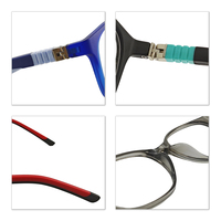 Lunettes de sport unisexes confortables en gros, TR-90, nouvelles montures optiques flexibles pour enfants, forme de visage diamant, style rectangulaire