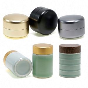 Pot de rangement en aluminium de haute qualité, conteneur de 2,2 pouces pour herbes et épices, logo personnalisé - Product Image 2