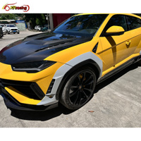 Kit carrosserie pour Lamborghini Urus S style 1016, diffuseur avant en fibre de carbone semi-sèche, extensions d'ailes, ajustement parfait