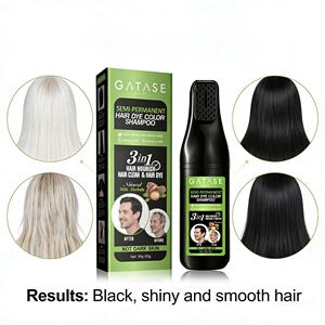 Salon Kalitesinde <span class=keywords><strong>3</strong></span>'ü 1 Arada Yarı Kalıcı Saç Boyası Kremi Profesyonel <span class=keywords><strong>2</strong></span> X 95g Tüp Karıştırma Gerektirmez Uzun Süreli Canlı Renk - Product Image 4