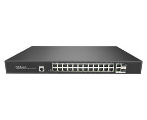 Entrega rápida 26 puertos sitio web conmutador Poe controlado con 2 puertos Combo Gigabit para AP inalámbrico cámara IP - Product Image 1