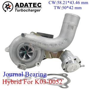 K03 K03-052 Turbocharger hibrid 6 + 6 pisau 53039880052 53039880058 Turbine turbin untuk Audi A3 TT VW Beetle Bora Golf 1.8T - Product Image 2
