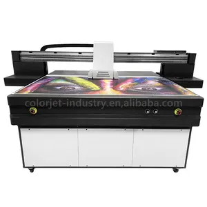 Atacado uv impressora de impressão-I3200 Jucolor 8 Cores Grande Jato de tinta de Mesa de Alto Grau Cabeças de Impressão 1610 Impressora UV
