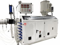 Extrudeuse industrielle monovis à haute productivité pour la production de tuyaux/profilés/plaques/pellets en PPR/PMMA, économe en énergie