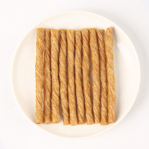 Rawhide Twist Chicken Hide <strong>Sticks</strong> 5 Inch High-Protein Grain-Free Eco-Friendly <strong>Dog</strong> Snacks China Supply - Product Image 4