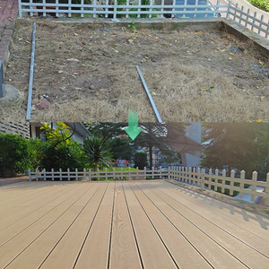 Pavimentazione per Esterni WPC 3D Goffrata a Incastro, Anticorrosione, per Terrazze e Balconi, Pavimenti in Legno-Plastica per Cortili - Product Image 6