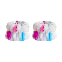 Sangle de lavage de poignet réutilisable en microfibre douce pour femmes filles, yoga, course à pied, bande de sueur pour le poignet