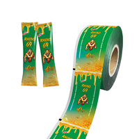 Sachets en Mylar imprimés avec logo personnalisé, sachets jetables en aluminium, sachets pour miel et bonbons, emballage pour barres chocolatées