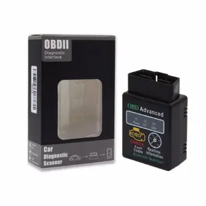 Hh obd gelişmiş obd2 bluetooth araç tarayıcı V1.5 ELM327 Bluetooth 2.0 destekler 9 OBD-II Model otomatik teşhis tarayıcı