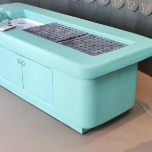 Lit de moxibustion électrique en bois pour thérapie thermique en salon, avec boîte de diffusion de vapeur de sauna à température constante, pour hôtels, salles de sport et salons - Product Image 6