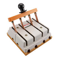Interrupteur de sécurité à couteaux double jetée basse tension Wakan HD11F 100-48 4P 380V pour frein électrique, avec rail de guidage en cuivre, en PA/ABS ignifuge