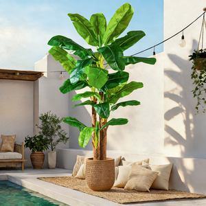 Bananier Artificiel Réaliste, Plantes Tropicales pour l'Extérieur/le <span class=keywords><strong>Jardin</strong></span>, Décoration Intérieure - Product Image 2