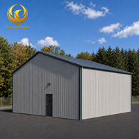 Entrepôt en structure métallique durable, résistant aux intempéries, installation rapide, atelier préfabriqué en métal, garage de stockage