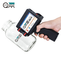 Impresora de Inyección de Tinta Portátil de Mano con Pantalla Táctil de 4.3'', Recargable, Multi-idiomas, Máquina de Codificación de Inyección de Tinta de Secado Rápido