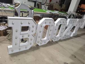 <span class=keywords><strong>Lettere</strong></span> Luminose Giganti in Metallo LED da 3, 4, 5 Piedi <span class=keywords><strong>per</strong></span> Decorazioni Matrimoniali ed Eventi - Product Image 6