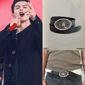 חגורת עור פרה בציפוי נחושת, עשויה מעור פרה, חגורת עור רב-תכליתית - Product Image 2