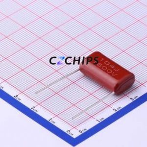 Condensador de película de polipropileno (CBB) MPP104J3C20NN22810, componente de montaje en orificio (THT), paso de 20 mm, 100 nF, 5 %, 1.6 kV - Product Image 1