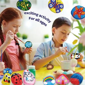 <span class=keywords><strong>Kit</strong></span> de <span class=keywords><strong>peinture</strong></span> aux galets qui brillent dans le noir, vente chaude - Product Image 5