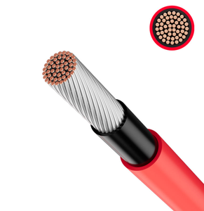 كابل نحاسي مطلي بالقصدير للطاقة الشمسية بجهد 1000 فولت/1500 فولت، أسلاك 4/6/10/16 ملم² للألواح الشمسية وأنظمة الطاقة الكهروضوئية ومشاريع المزارع الشمسية - Product Image 3