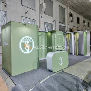 Stand Fieristico Premium Personalizzato con Sala Deposito, Stand Espositivo Modulare in Legno Riutilizzabile di Alta Qualità per Fiera del Fitness <span class=keywords><strong>FIBO</strong></span> - Product Image 3