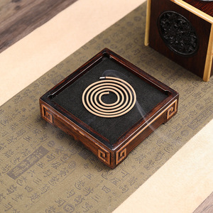Bamboo Incense Burner Hand Made Square Hollowed Out Aromatherapy <b>Diffuser</b> Decorative Ornament For <b>Tea</b> Ceremony - Product Image 4