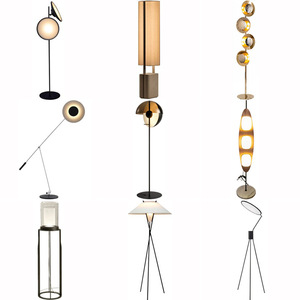 โคมไฟตั้งพื้นแบบนอร์ดิกสไตล์มินิมอลลิสต์สำหรับห้องนั่งเล่นห้องนอนแนวเส้นข้างเตียงโคมไฟตั้งพื้นแบบ LED เข้ามุมแบบทันสมัย - Product Image 5