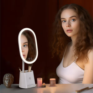 <span class=keywords><strong>Miroir</strong></span> <span class=keywords><strong>de</strong></span> <span class=keywords><strong>maquillage</strong></span> LED au design moderne 2024 avec chargeur <span class=keywords><strong>sans</strong></span> <span class=keywords><strong>fil</strong></span>, trois niveaux <span class=keywords><strong>de</strong></span> luminosité, IRC 80, 3000-5000K pour salle <span class=keywords><strong>de</strong></span> bain - Product Image 2