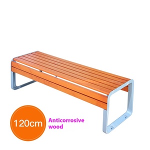 Silla de Parque Moderna Anticorrosiva de Madera y Hierro Forjado, con Respaldo Largo, para Exteriores y Patios, Ideal para el Ocio - Product Image 6