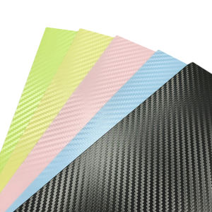 ポリプロピレンシートのカスタマイズされた黒炭素繊維パターンPPボードロール切断処理サービス - Product Image 3