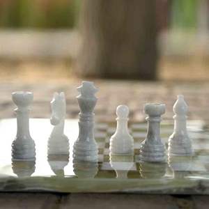 Natural Green Onyx Marble Chess Set Handmade Gift Marble Chess <b>Board</b> <b>Game</b> Set Party <b>Travel</b> <b>Game</b> Set Luxury - Product Image 3